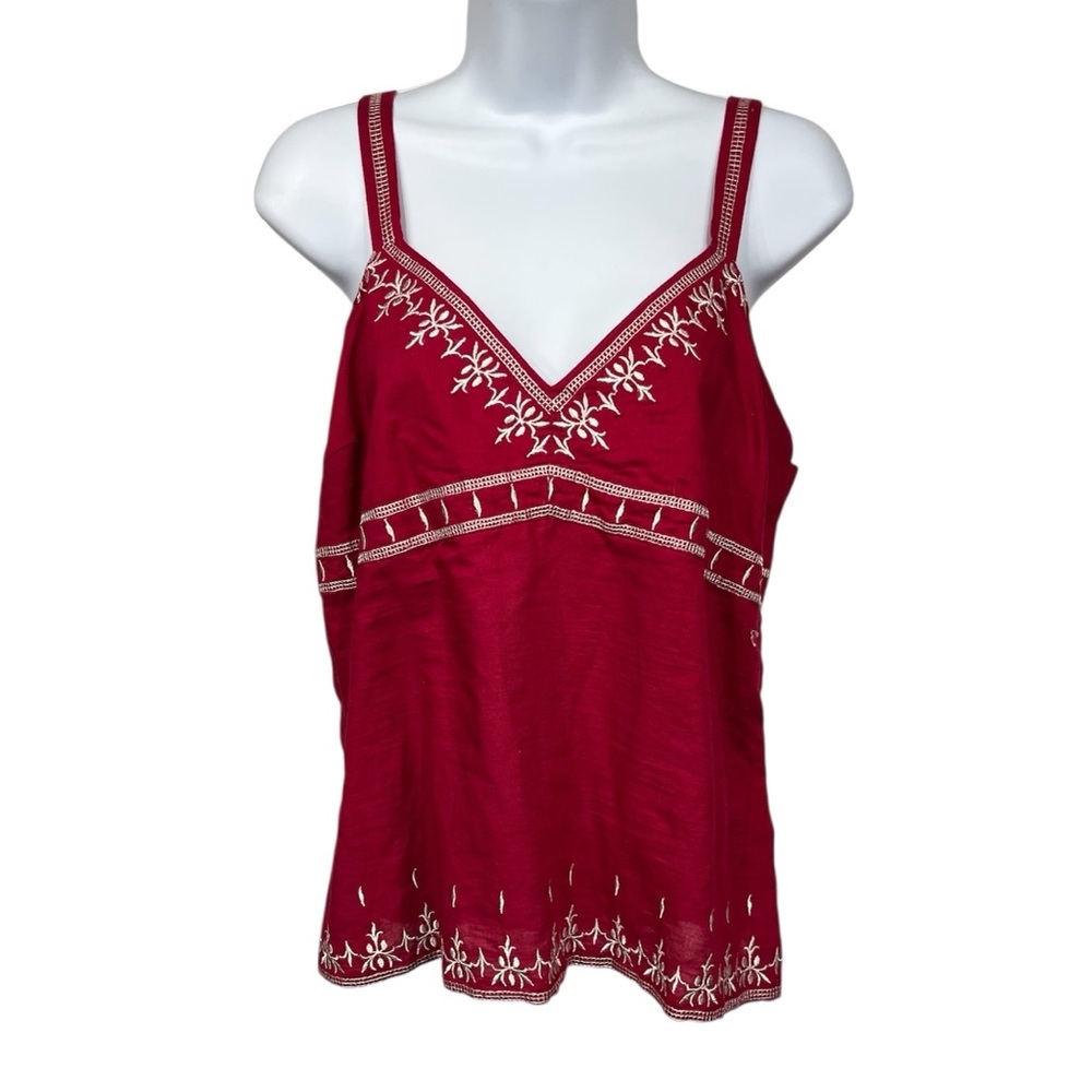 Old Navy linen blend tank size large